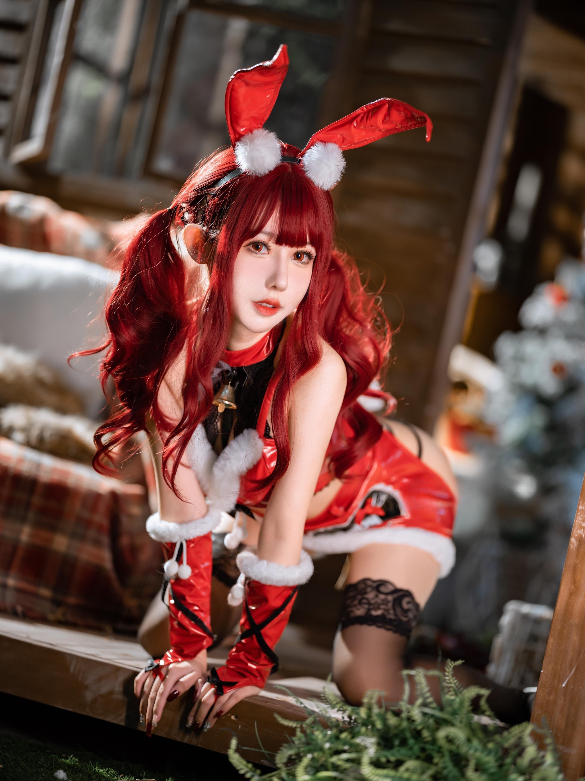仙女月 - NO.020 红色圣诞兔[32P]-XikXak